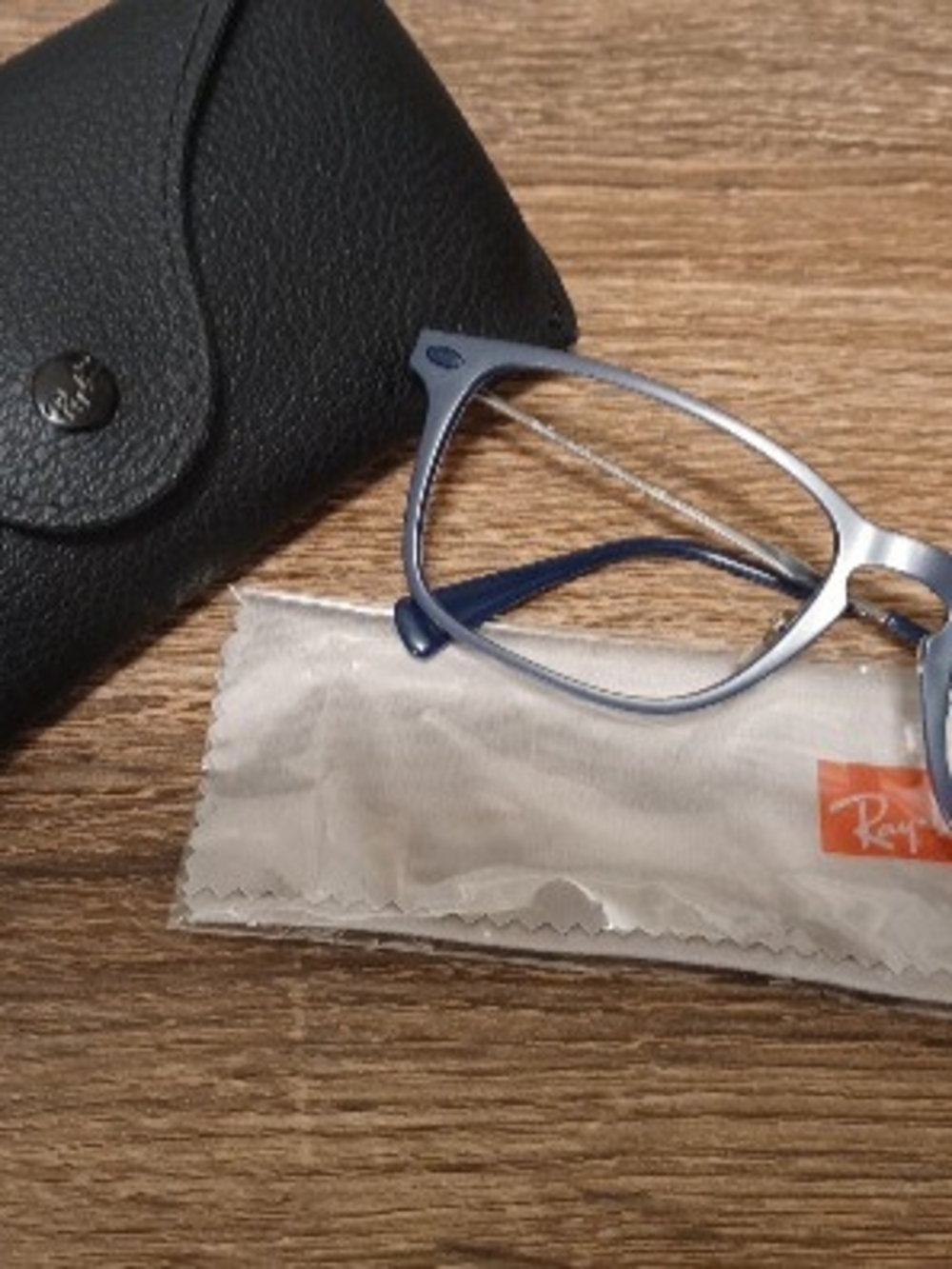 Ray-Ban Men’s Matte Navy Blue Metal Optical Glasses